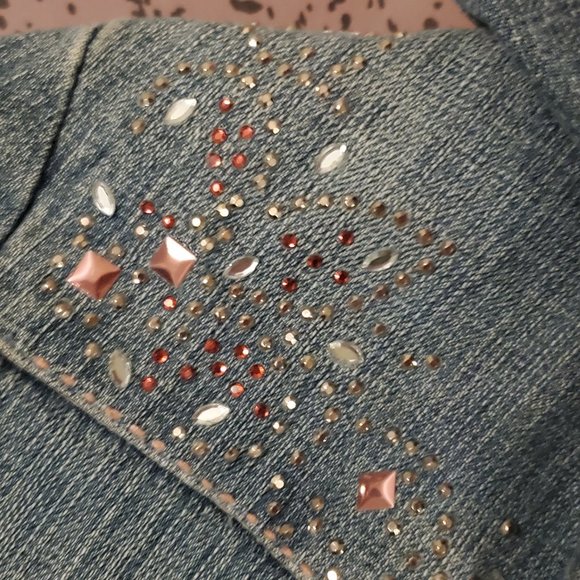 Bedazzled Parasuco Denim Jacket - Picture 4 of 5